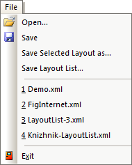 Save Layouts