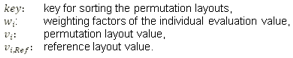 Equ. Key Value Meaning of Symbols