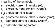 Current Densities: Meaning of Symbols