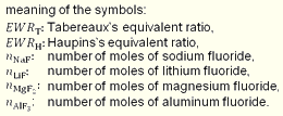 Equ. 3.7: Meaning of the Symbols