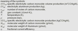 Derivation of Equ. 2.32-1 Meaning of Symbolas