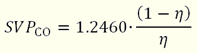 Equ 2.32: Specific Electrolytic Volume Productions CO