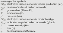 Derivation of Equ. 2.30-1 Meaning of Symbolas