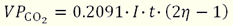 Equ 2.29: Electrolytic Volume Productions CO2