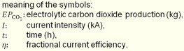 Equ. 2.16 Meaning of the Symbols