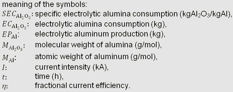 Derivation of Equ. 2.18-1 Meaning of Symbolas